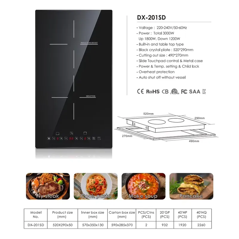 고효율 2구 전기 인덕션 쿡탑 공장가 주방 테이블 탑형 - Induction Cooker 리뷰 및 가격